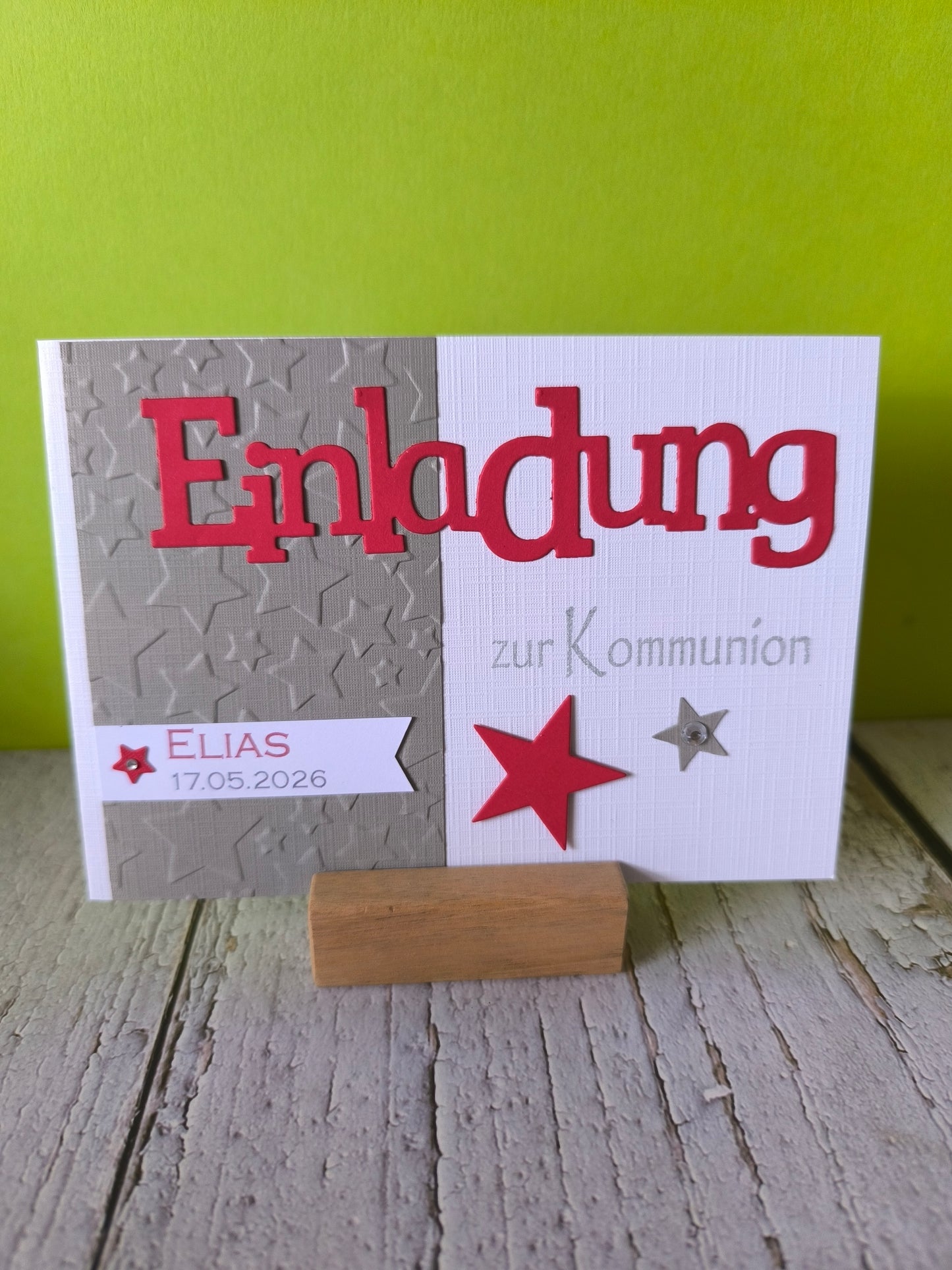 Einladungen zur Konfirmation oder Kommunion