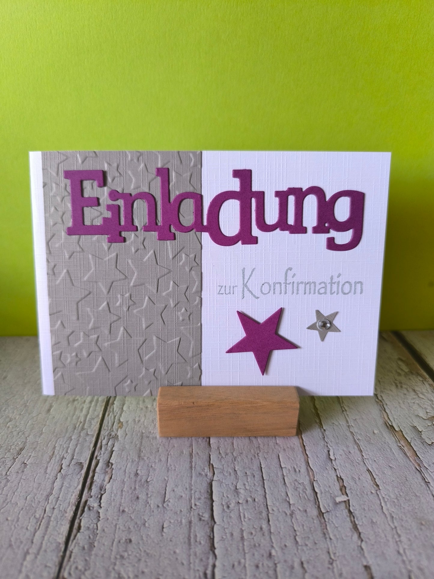 Einladungen zur Konfirmation oder Kommunion