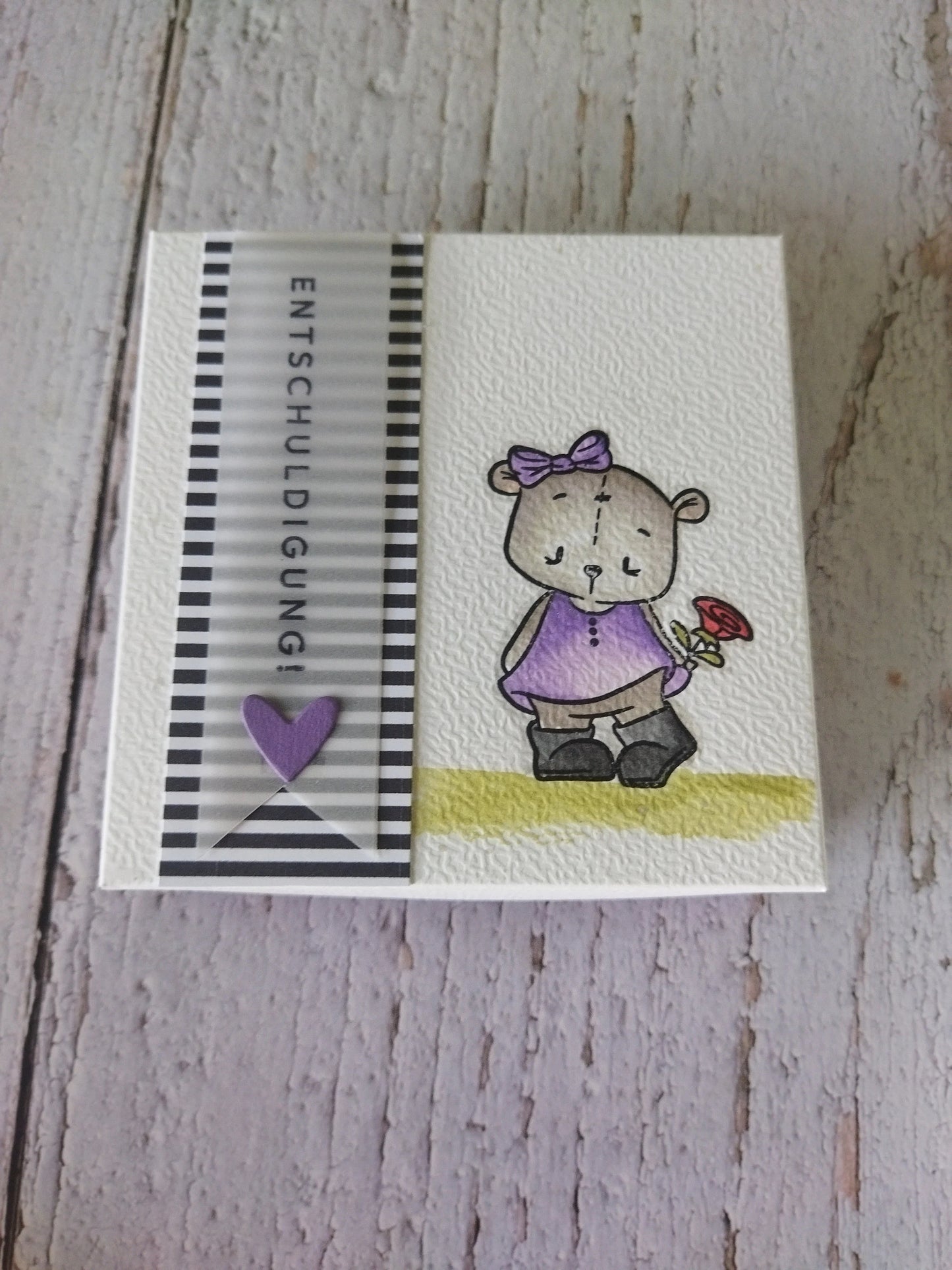 Entschuldigung Schachtel, sorry es tut mir leid leicht gemacht.